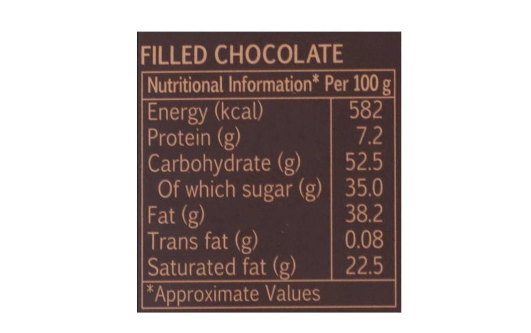 Fabelle Dark Choco Mousse, Centre Filled Bar   Pack  135 grams